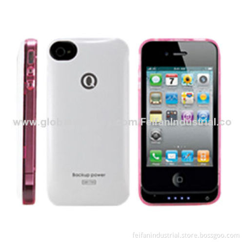 1,700mAh Power Case for iPhone 4/4S, with Colorful Frame